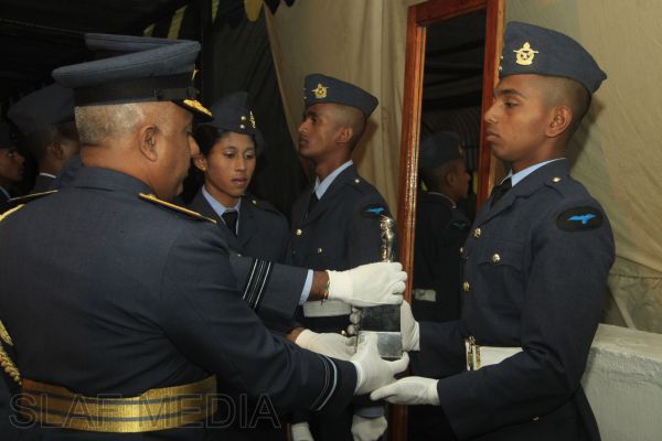 The Commissioning and Passing Out Parade at SLAF Diyatalawa